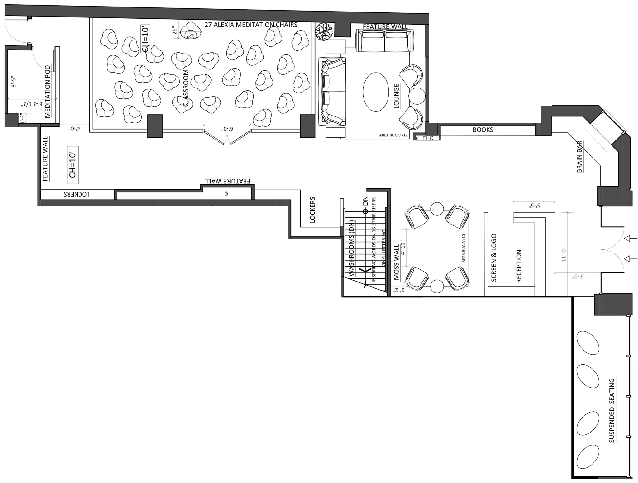 Pilot studio floorplan