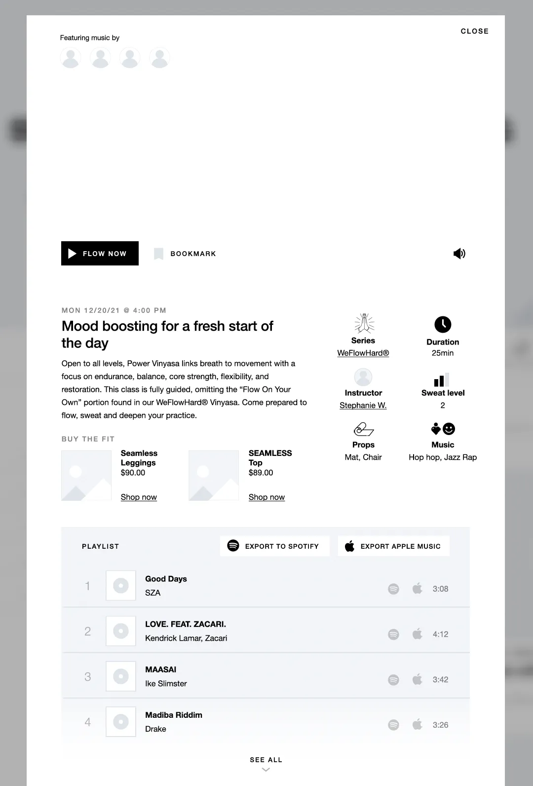 Legacy browse interface
