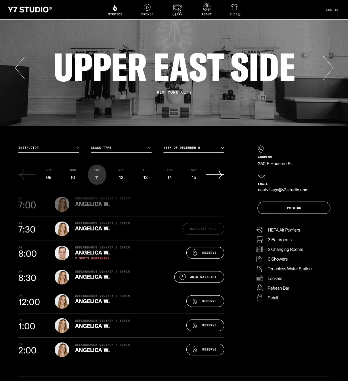 Browse wireframe design